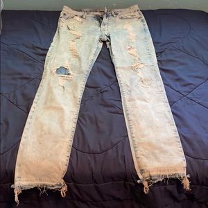 American Eagle Washed Out Jeans with holes